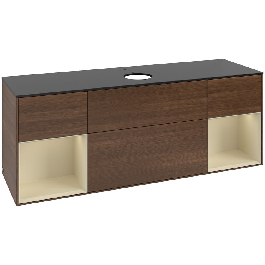 Wastafelonderkast Finion 1600x603x501mm W.Veneer G862HJGN
