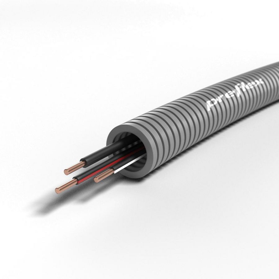 Rol a 100m. voorbedrade flexibele elektrobuis GY16 E VU 3x1,5 ZZRZW