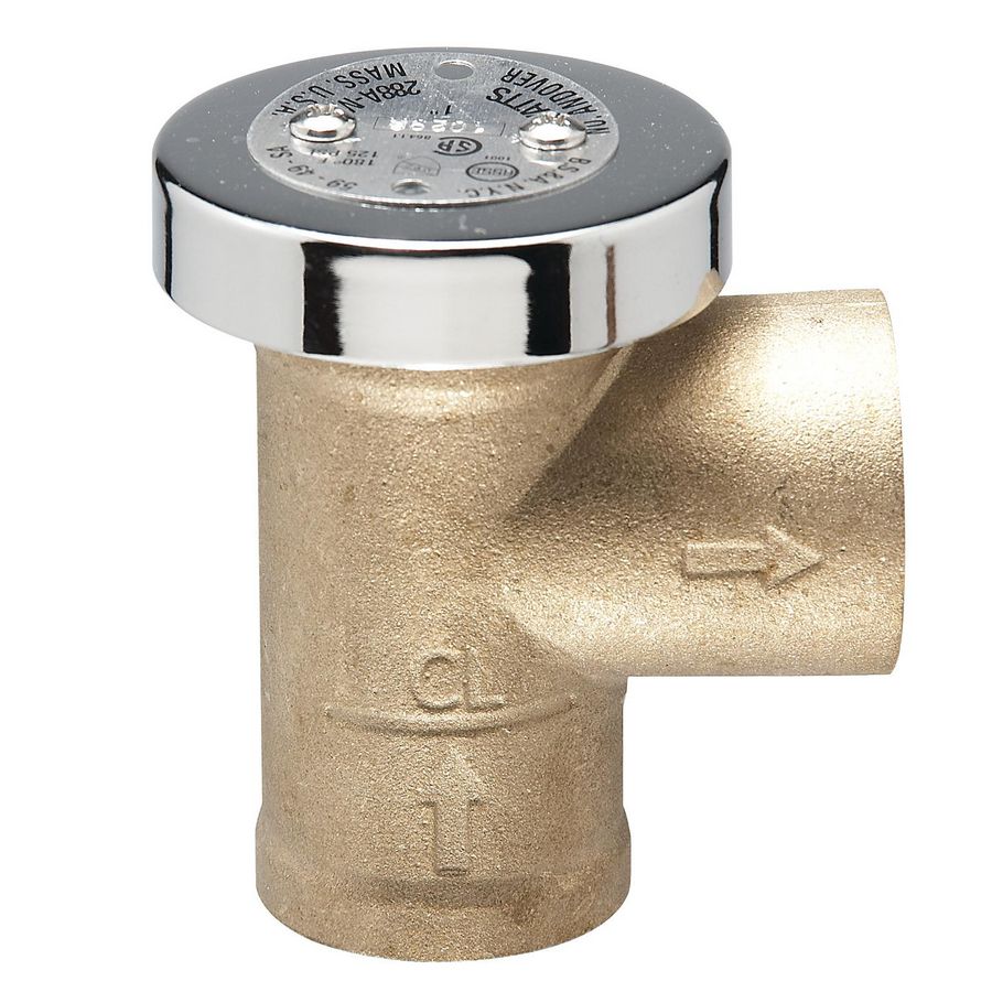 Antihevel beluchter 288AC brons verchroomd 1" bn.