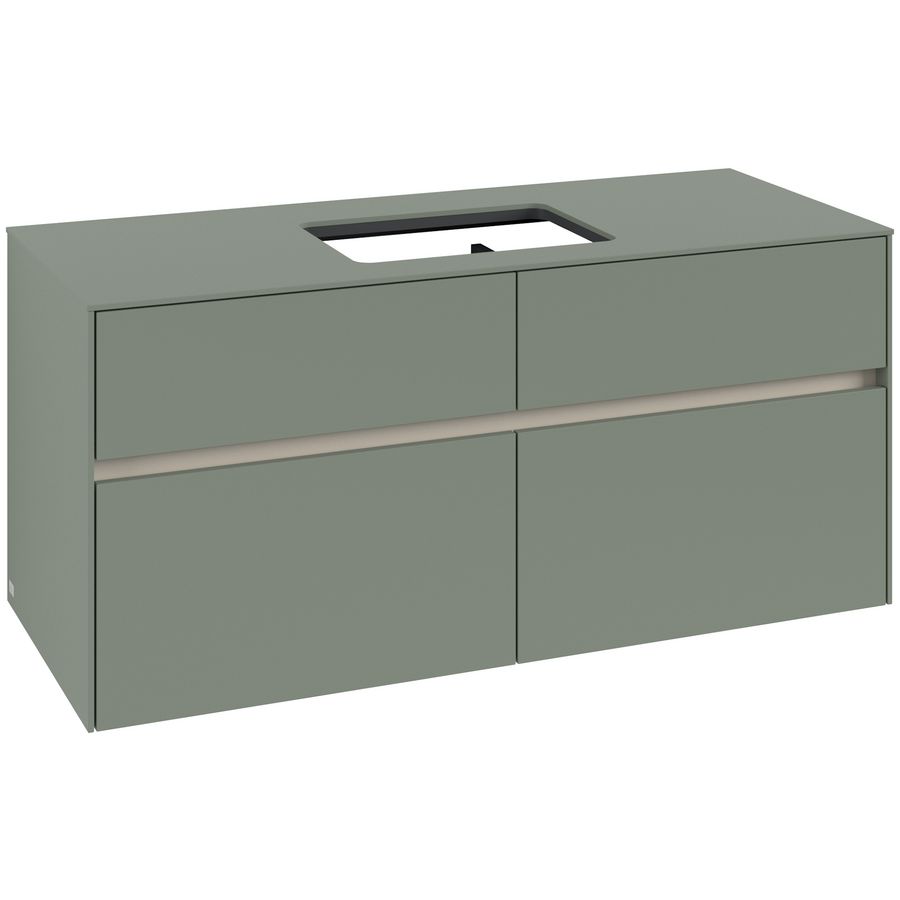Wastafelonderkast Collaro 1200x548x500mm Soft Green C112B0AF