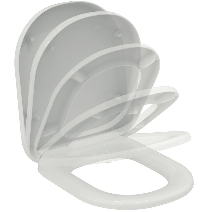 Playa zitting en deksel soft closing wit