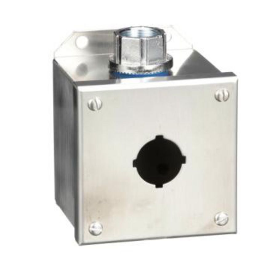 Leeg bedieningstation 9001K 1 uitsnijding Ø30mm RVS