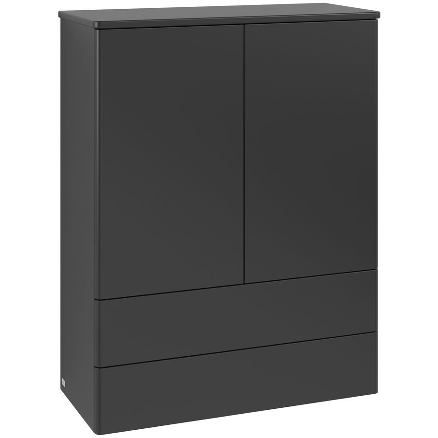 Highboard Antao 814x1039x356mm Black Matt Lacquer L47000PD