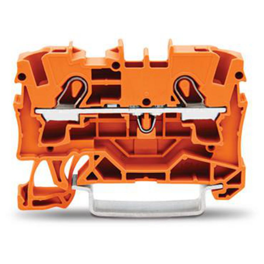 2-draads rijg 4mm² voor Ex e II-oranje VVE=50