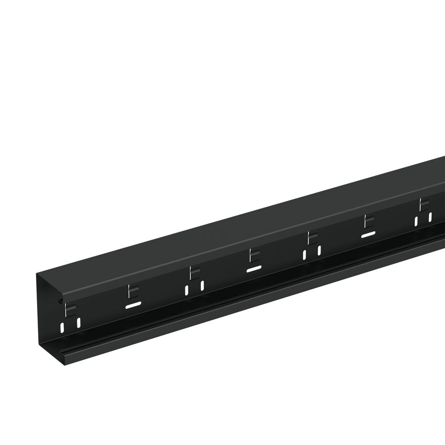 Wandgoot U-110/72 L=2.5m WGX zwart RAL9017
