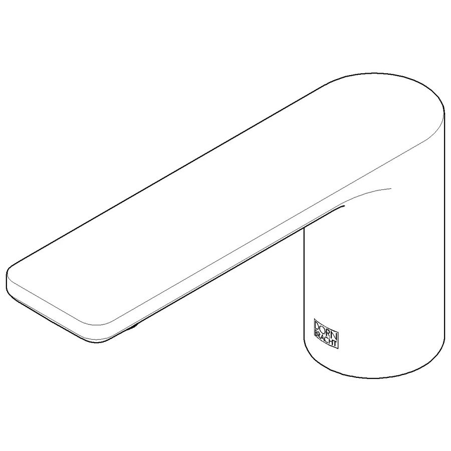 Uitloop 130mm Mat Zwart 90118401300-33