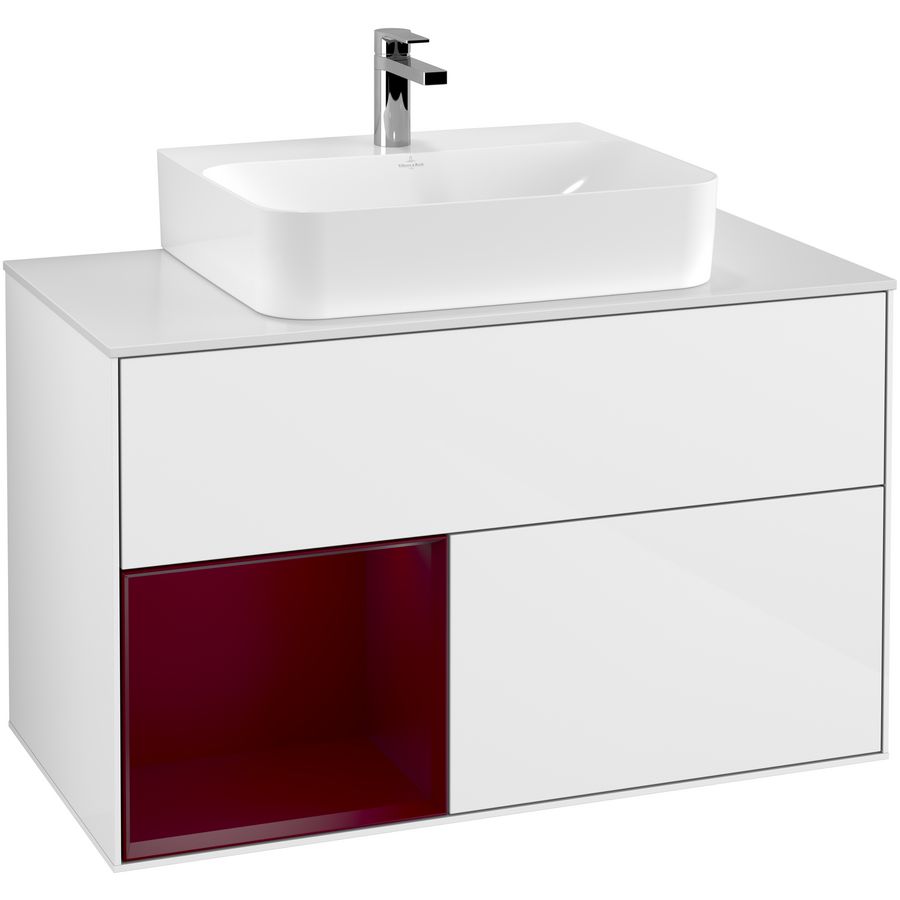 Wastafelonderkast Finion 1000x603x501mm G.White.L G111HBGF