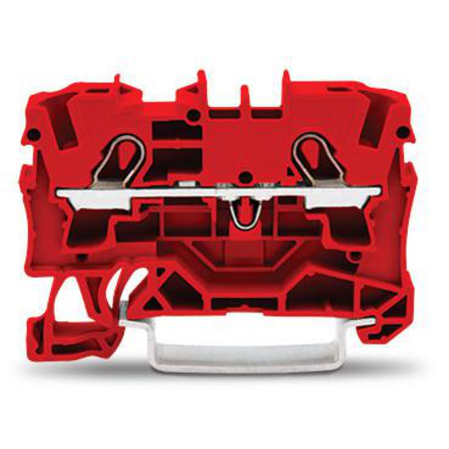 2-draads rijg 4mm² voor Ex e II-rood VVE=50
