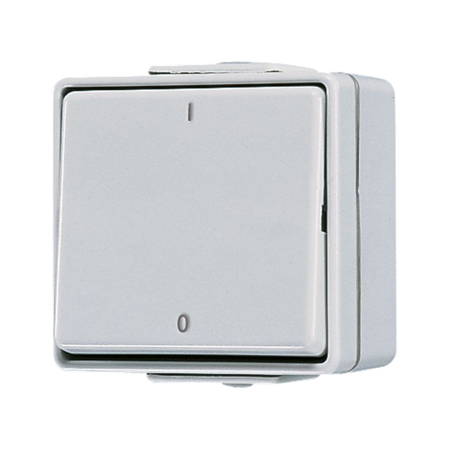 Wipschakelaar WG600 2-polig m.onderkast