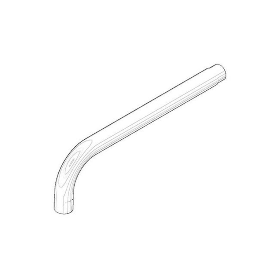 Uitloop 23x250mm Platina geborsteld 04282213210-06