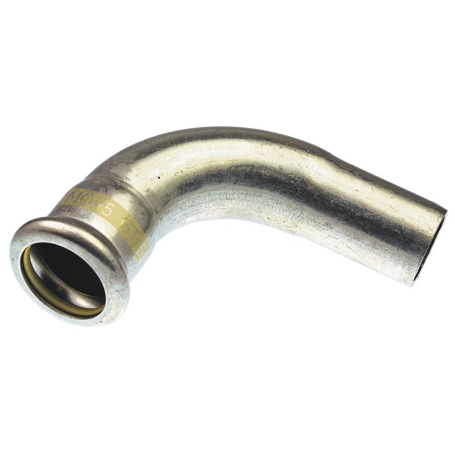 Insteekbocht 90° Xpress RVS gas 54x spie 54mm R2711G