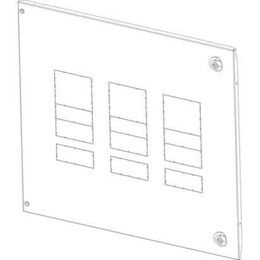 Frontplaat DPX3 630 Aardlekschakelaar verticaal