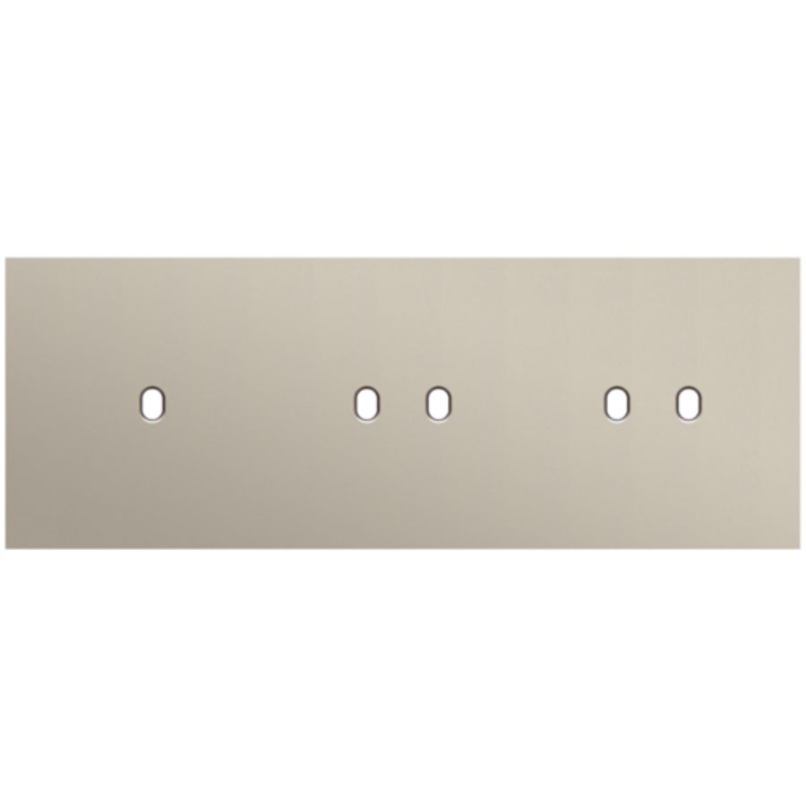 Afdekplaat 3-voud horiz. 71mm centerafst. 166-57703