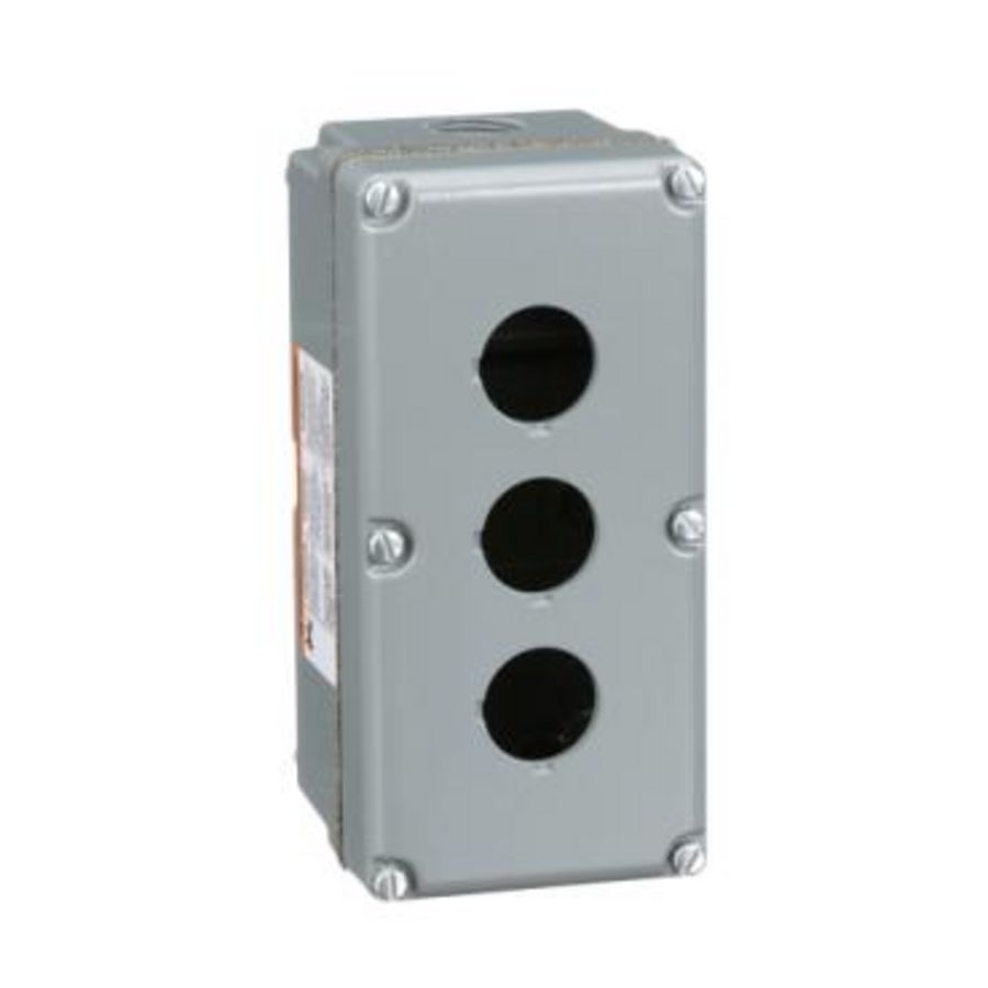 Leeg bedieningstation 9001K 4 uitsnijdingen 30mm Aluminium