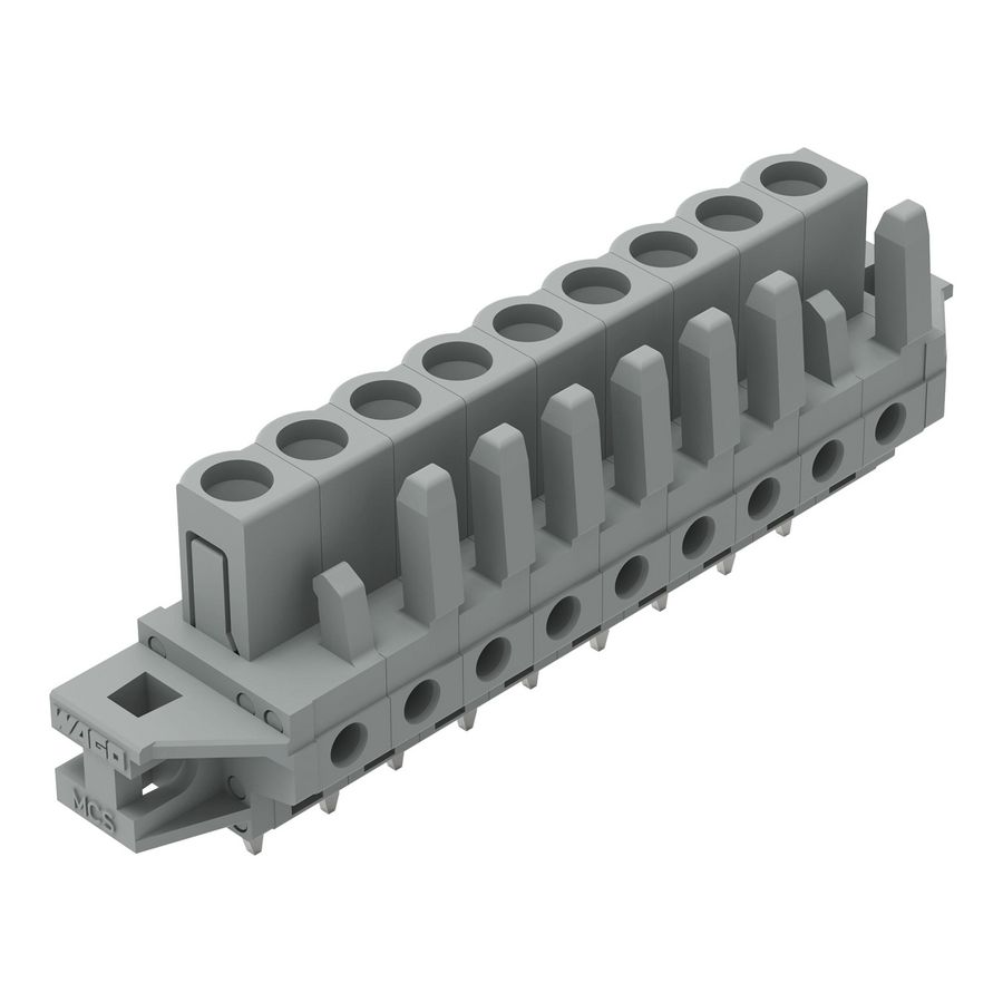 THT FE steker RE raster 5mm grijs 232-139/031-000 VVE=25
