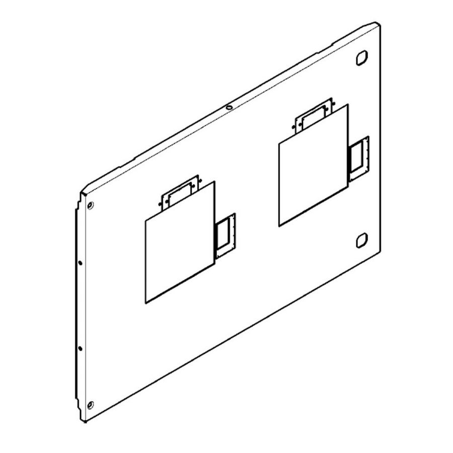 Frontplaat DPX3 630 net-nood uitrijdbaar motor
