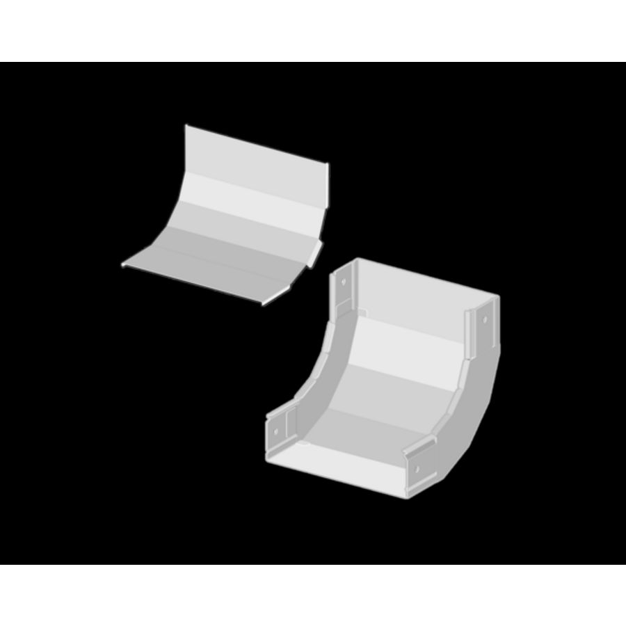 Deksel hol B 100mm staal verzinkt PIK-WDIS-D-100S