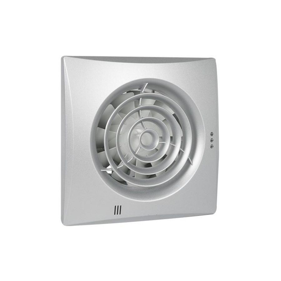 Badkamer-/ toiletventilator Silencio 100 T aluminium