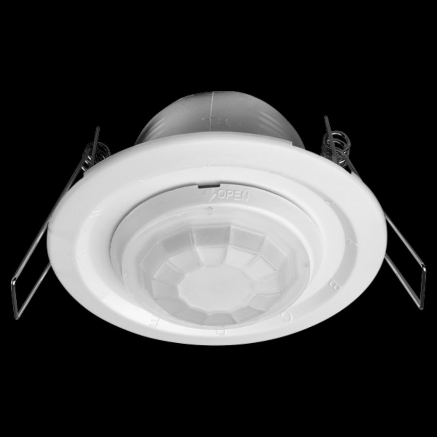 Bewegingsmelder IR 360 graden inbouw plafondmontage wit