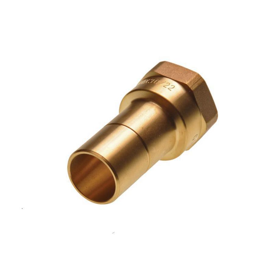 Aansluitstuk messing NG4 Hep2O 22x3/4"BID