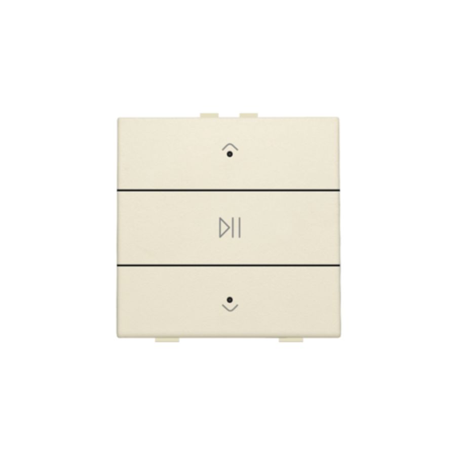 Enkelvoudige audiobediening leds Home Control cream