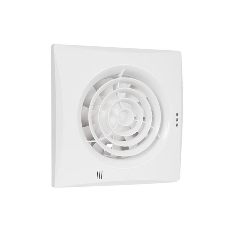 Badkamer-/ toiletventilator Silencio 100 TH wit