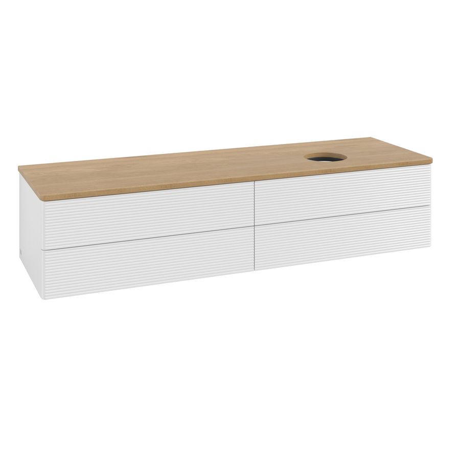 Wastafelonderkast Antao 1600x360x500mm G.White.L K27111GF
