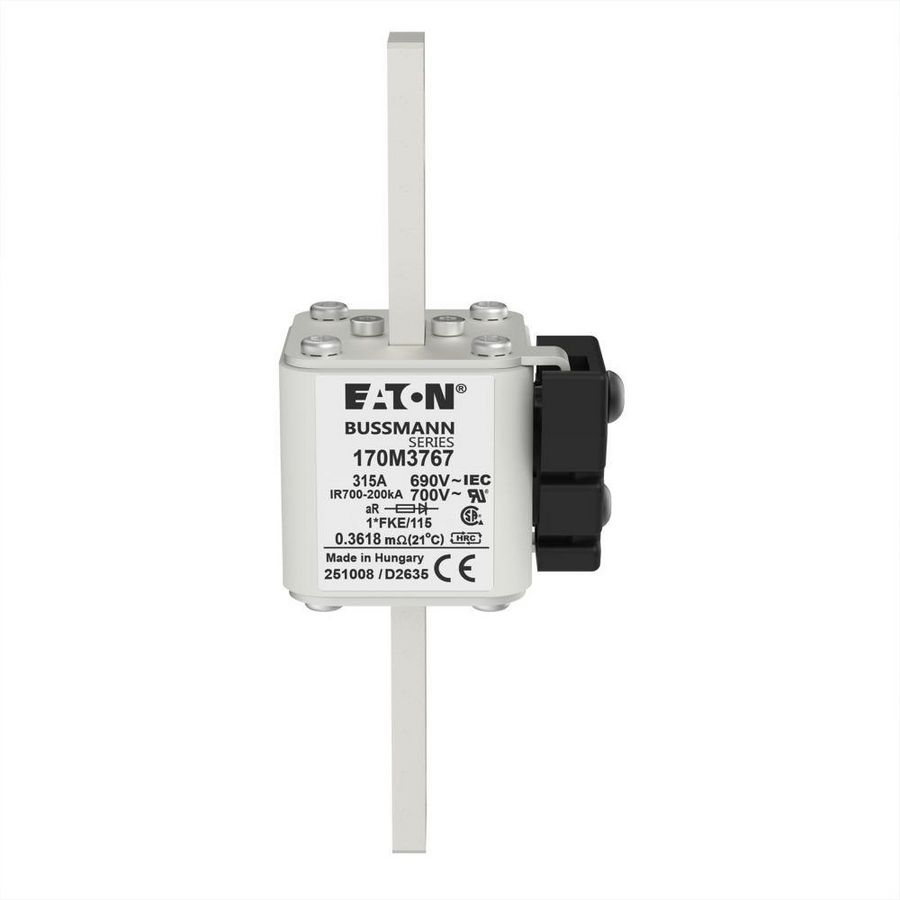 Zekering h. snelheid 315A AC 690V 200kA compact 1 45x VVE=2