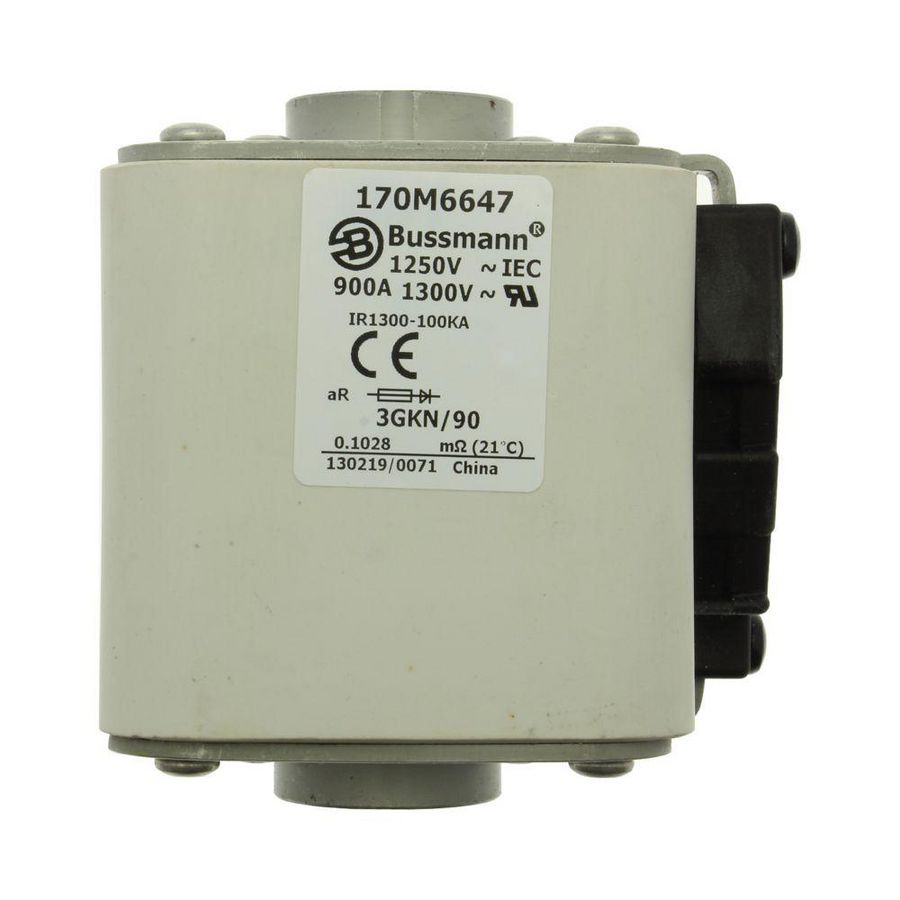 Zekering hoge snelheid 800A AC 1250V 100kA size 3 76x92x9