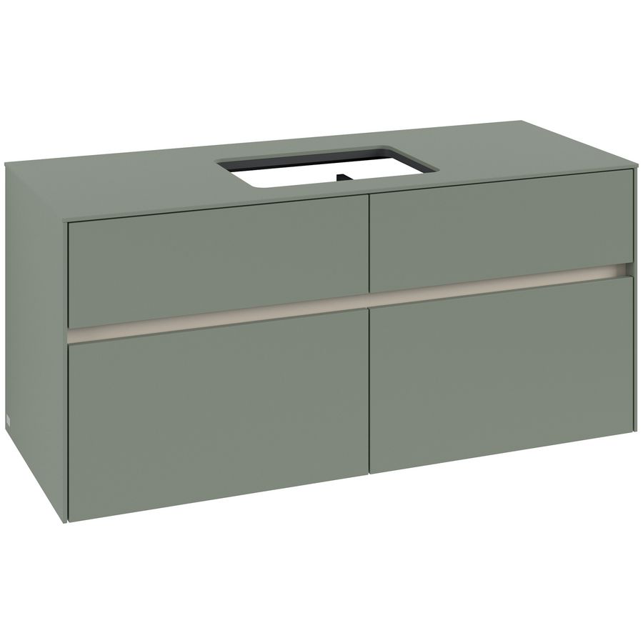 Wastafelonderkast Collaro 1200x548x500mm Soft Green C11200AF