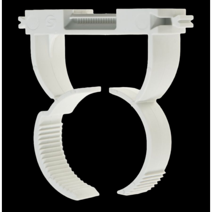 Kunststof buisklem gesloten hal.vrij FC 32-40mm grijs VVE=50