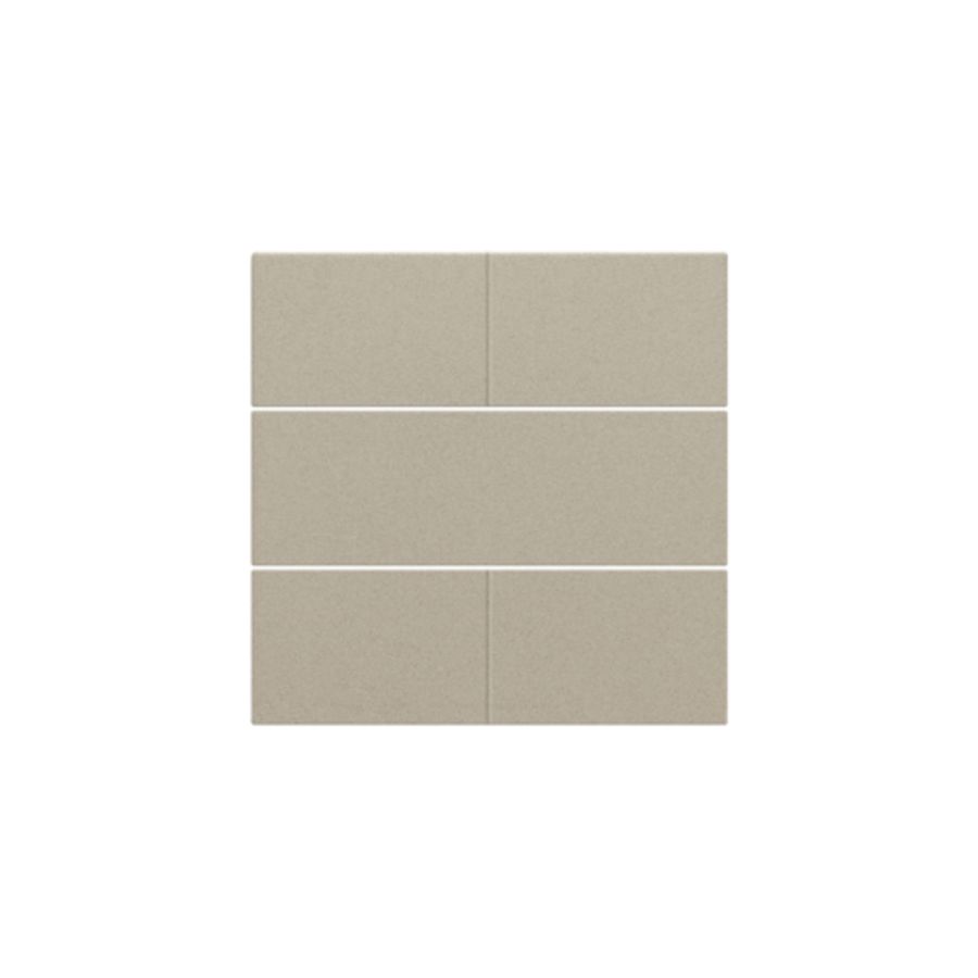 Afwerkingsset 4-voudige pot.vrij knop 24V champagne