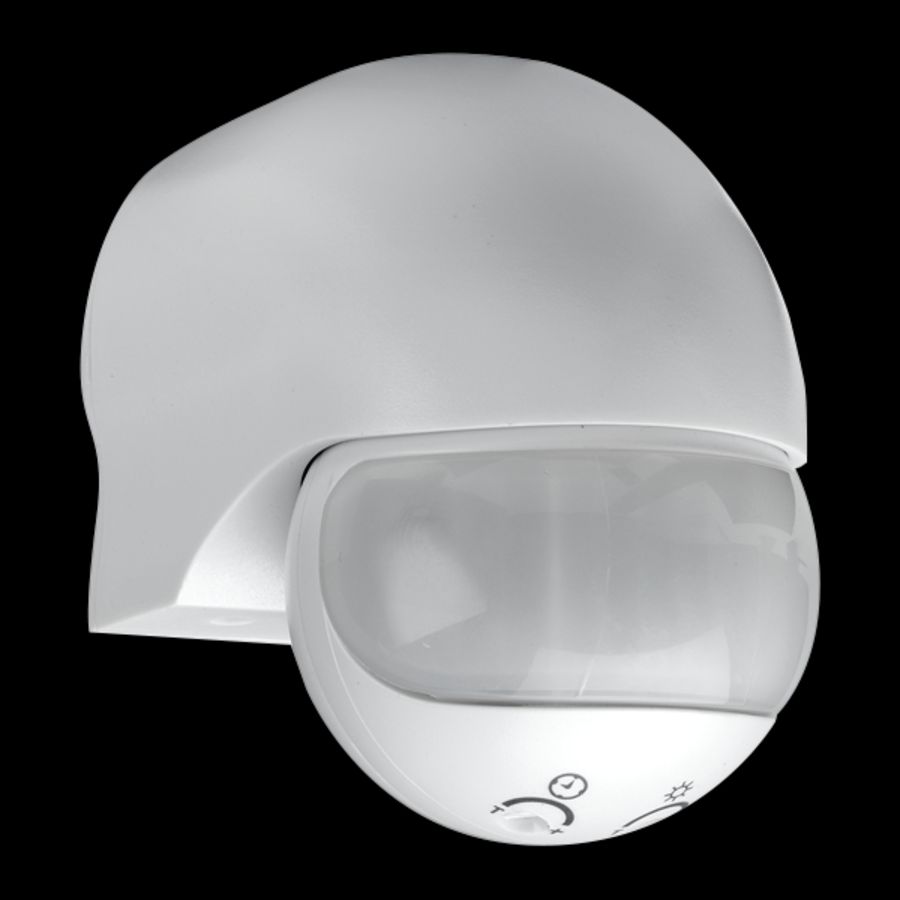 Bewegingsmelder IR 180 graden opbouw wit