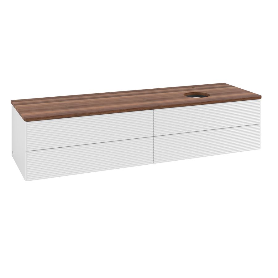 Wastafelonderkast Antao 1600x360x500mm G.White.L K27152GF