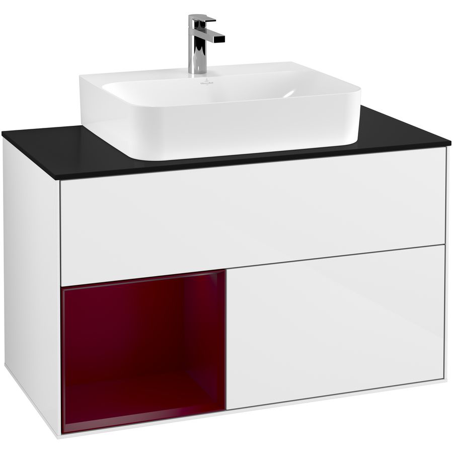 Wastafelonderkast Finion 1000x603x501mm G.White.L G112HBGF