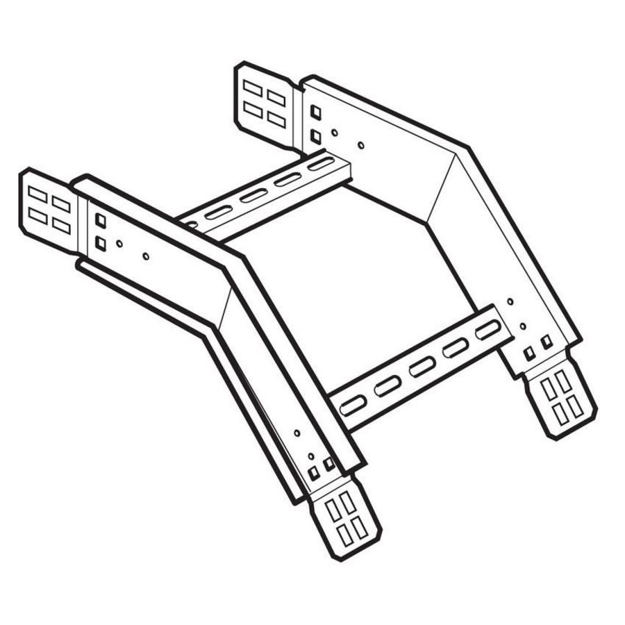 Vervalstuk RVS316 B150 H100
