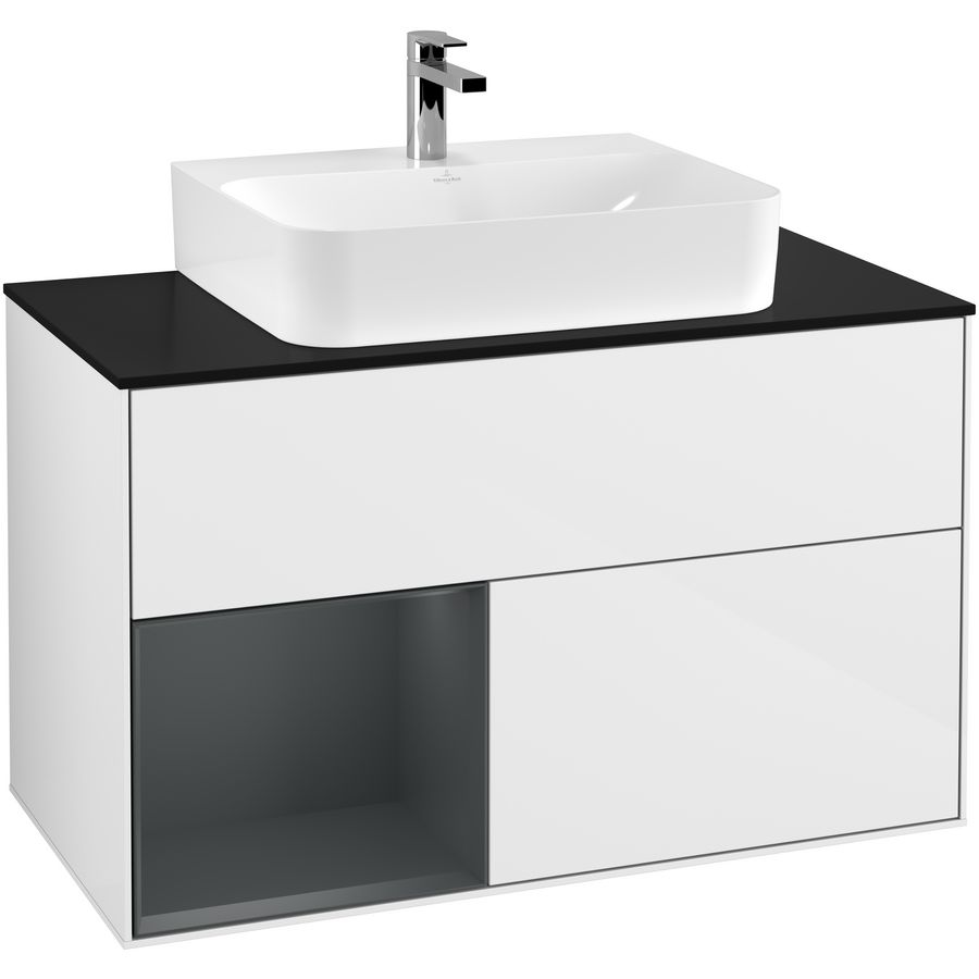 Wastafelonderkast Finion 1000x603x501mm G.White.L G112HGGF