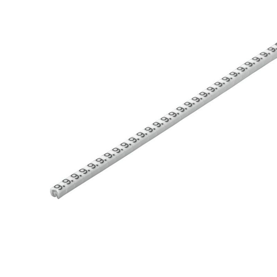 Kabelcoderingsyst. wit O.D.1.3-3mm PVC s VVE=500