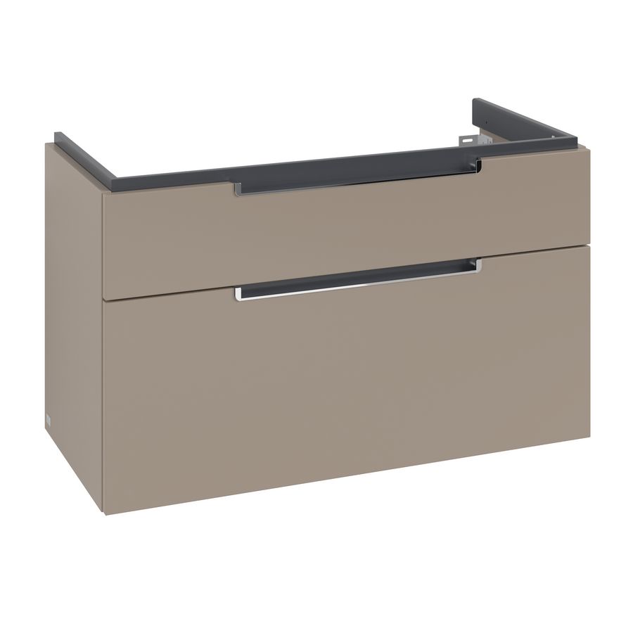 Wastafelonderkast Subway 2.0 987x590x449mm Taupe