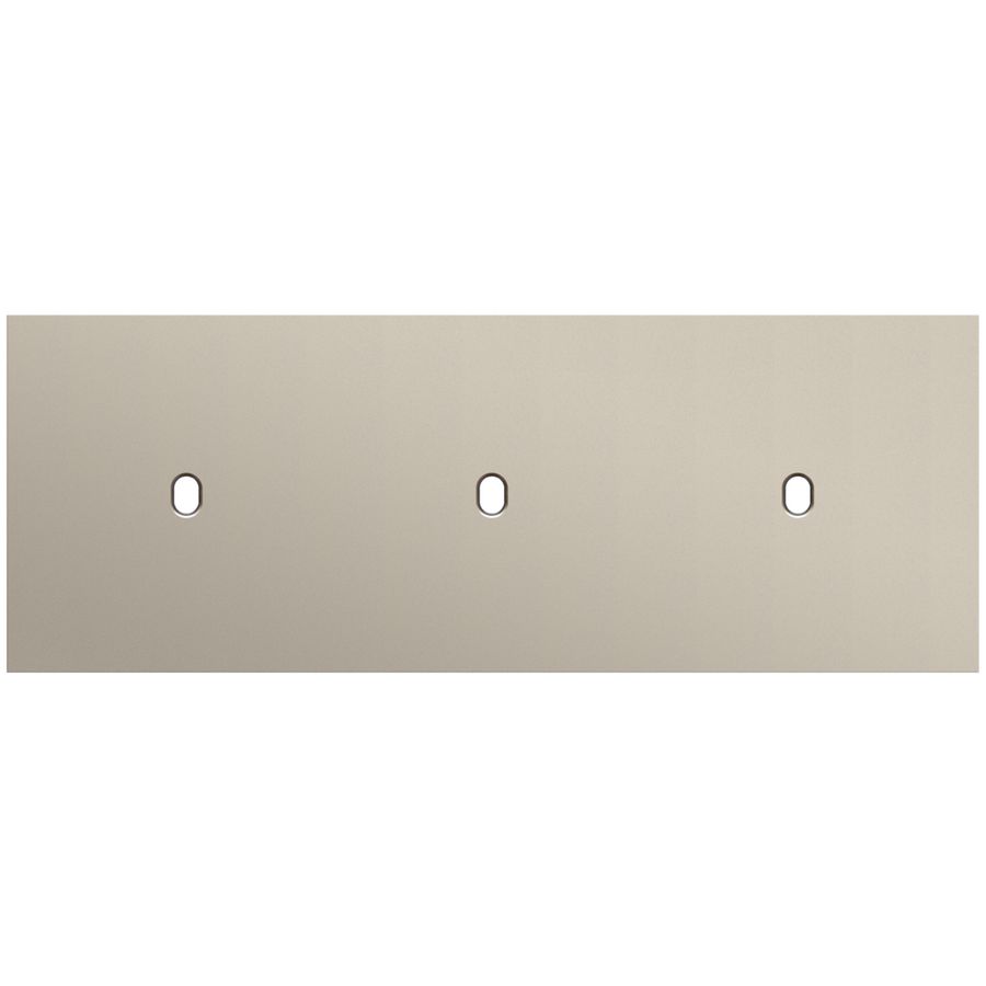 Afdekplaat 3-voud horiz. 71mm centerafst. 166-57701