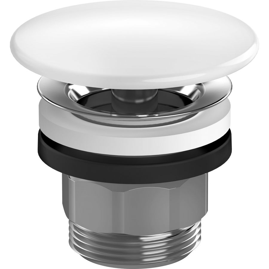 Afvoerplug keramische afvoerplug rond wit