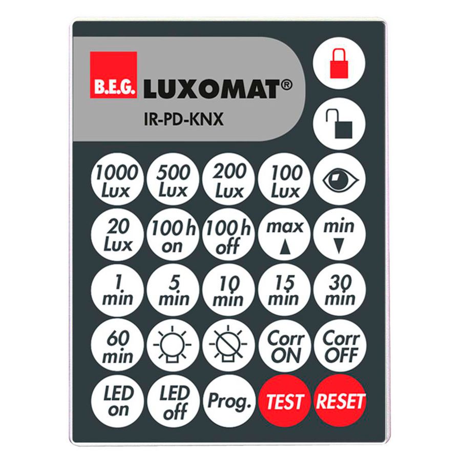 IR afstandsbediening PD-KNX Plafondmontage -