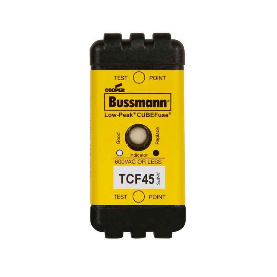 Zekering laagsp. 45A AC 600V DC 300V 300kA 26x29x55 VVE=12