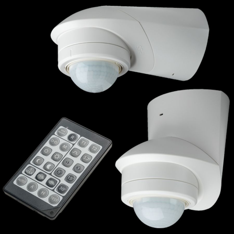 Bewegingsmelder IR 240 graden opb infrarood afstandsbed wit