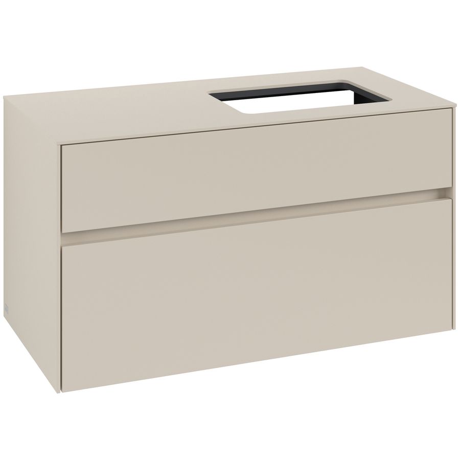 Wastafelonderkast Collaro 1000x548x500mm Cashmere Grey C111B0VN