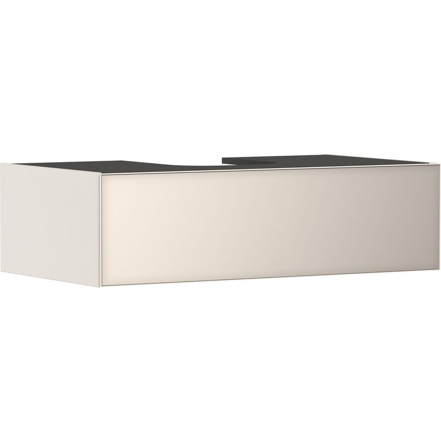 Badmeubel Xevolos E Sand Matt Beige 980/550 1 lade waskom/gesl. Metallic Sand Beige