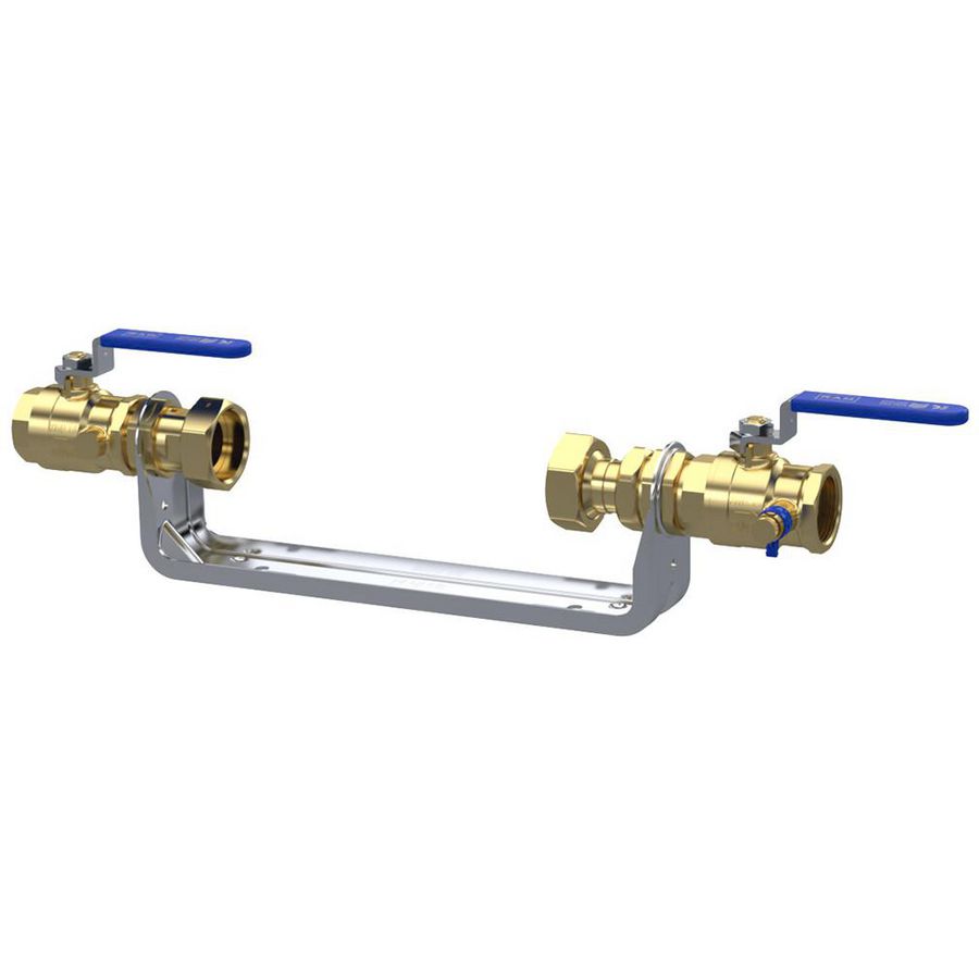 Gwa set Qn 6,0 m3/h L=260 mm rvs watermeterbeugel 1 1/2"