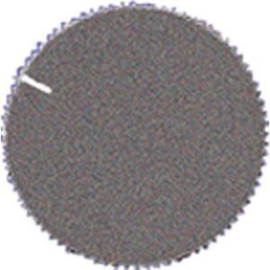 Draaiknop antraciet voor therm.afdek. VVE=10