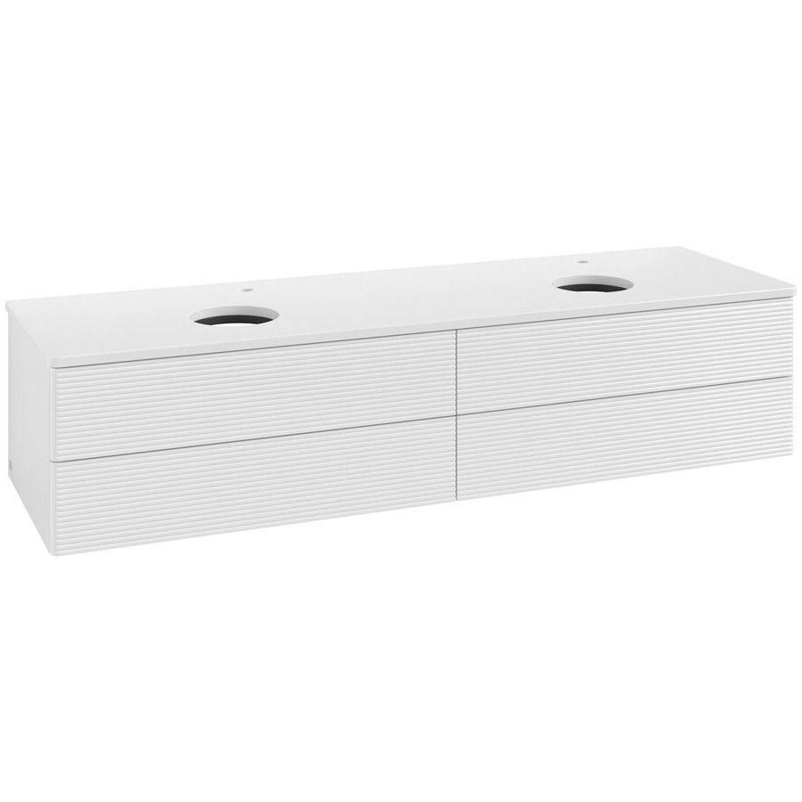 Wastafelonderkast Antao 1600x360x500mm G.White.L K28150GF
