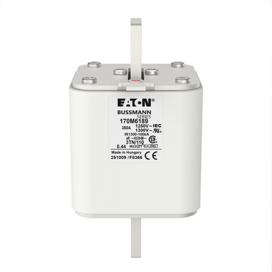 Zekering hoge snelheid 350A AC 1250V 100kA size 3 76x90x1